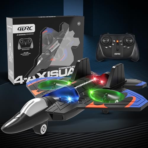 Foam Remote Control Airplane Fighter Jet with Lights for Kids Adults H4069