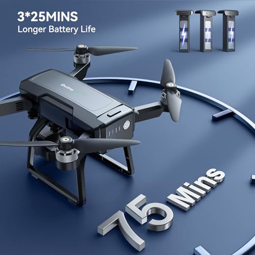 Drone with 6K UHD Camera and 3-Axis Gimbal, GPS Smart Control, 70Mins Flight Time N1810