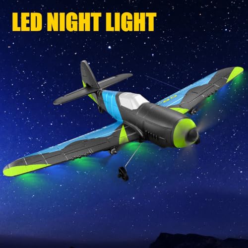 F-22 Stealth Raptor Remote Control Airplane, 3 Channel Stunt Fighter for Beginners J844540