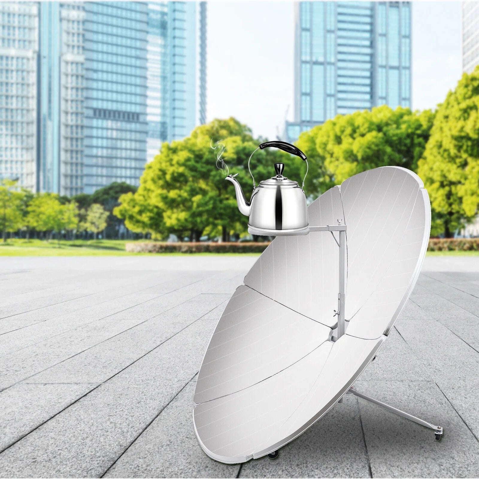Parabolic Solar Cooker for Outdoor Camping W663250