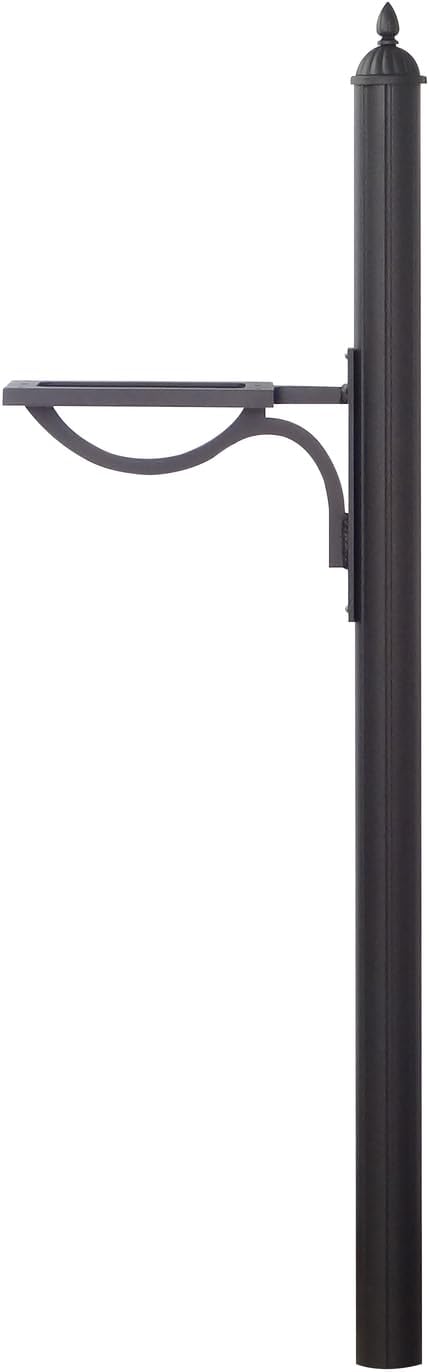 Floral Curbside Mailbox with Locking Insert and Post F54305