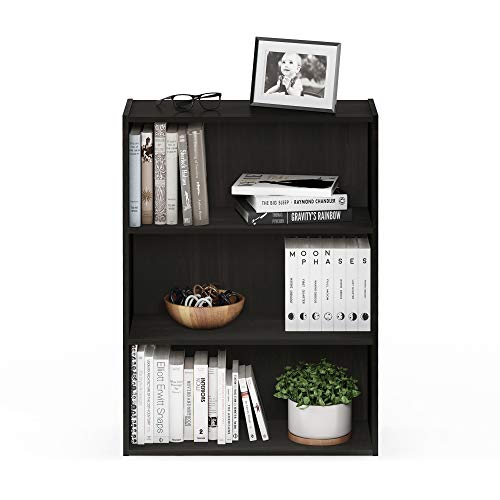 3-Tier Open Shelf Bookcase, Americano E787305
