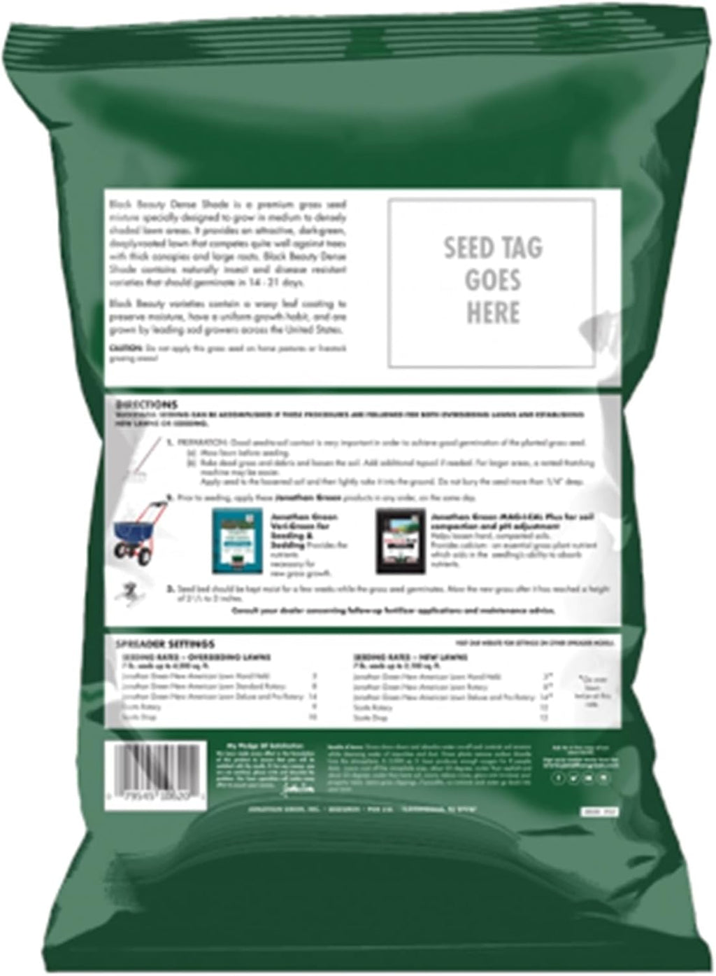 Dense Shade Grass Seed Mixture, 7 lb N61765