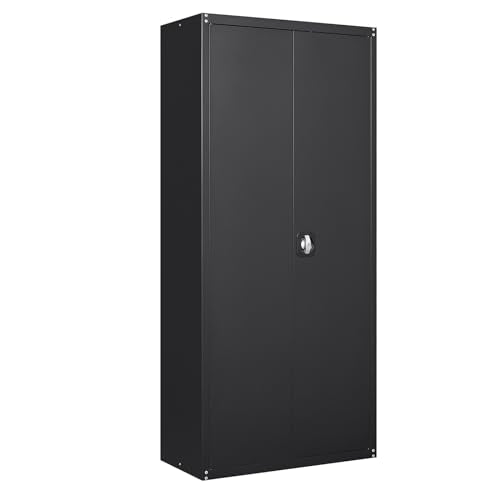 Metal Storage Cabinet with Locking Door and 4 Shelves R204491