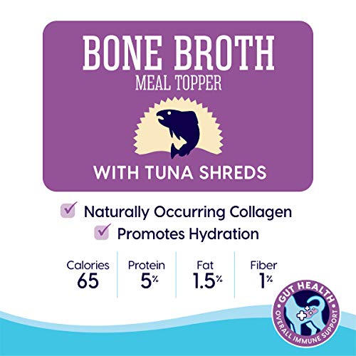 Bone Broth Cat Food Topper with Chicken and Collagen, 12ct T18168