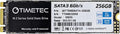 Timetec 256GB SSD 3D NAND TLC SATA III 6Gb/s M.2 2280 NGFF 128TBW Read Speed Up to 550MB/s SLC Cache Performance Boost Internal Solid State Drive for PC Computer Laptop and Desktop (256GB)