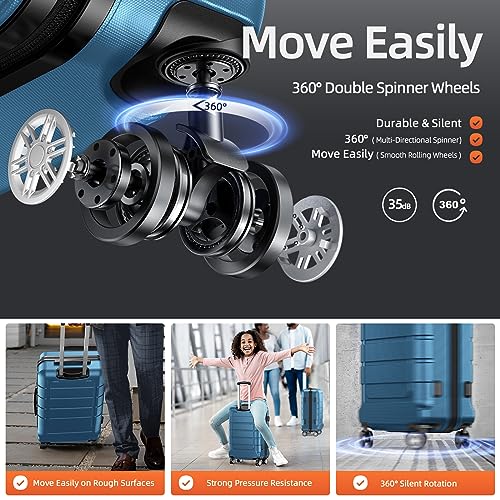 Expandable Luggage Set with TSA Lock A418040