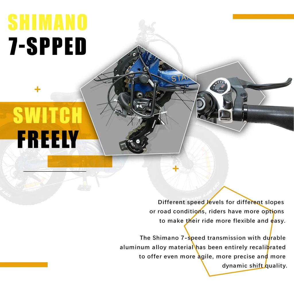 Foldable Electric Bike for Adults, 20 mph, Removable Battery D71543