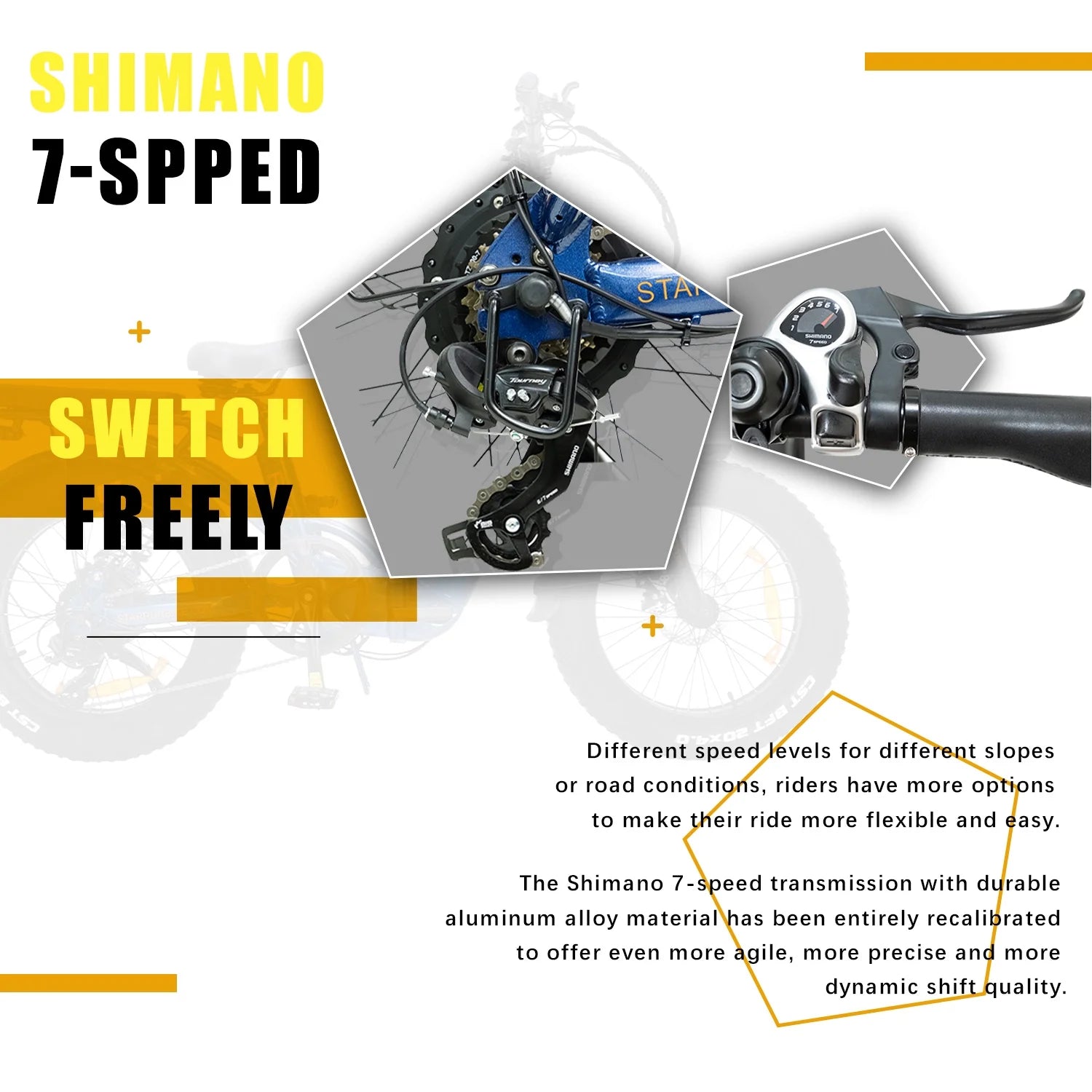 Foldable Electric Bike for Adults, 20 mph, Removable Battery D71543