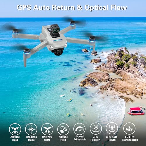 4K UHD GPS Drone with Brushless Motor and Gimbal EIS X738