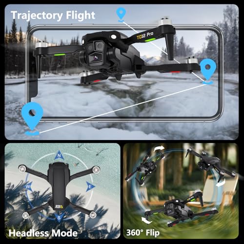 4K Camera Drone for Beginners with Foldable Design and Carrying Case D772794