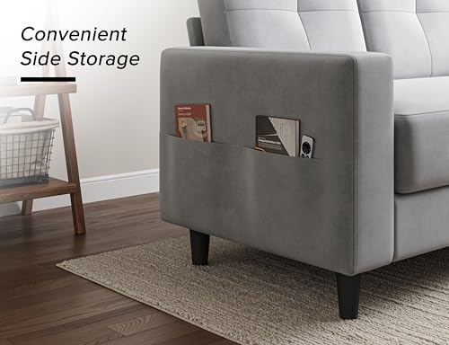 Small Loveseat Sofa 53" 2 Seater Couch for Bedroom, Apartment, Office, Living Room D122