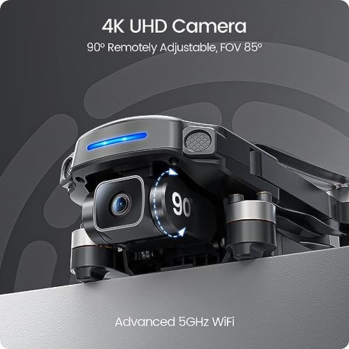 GPS Drone with 4K UHD Camera for Adults, Foldable FPV Quadcopter C2200