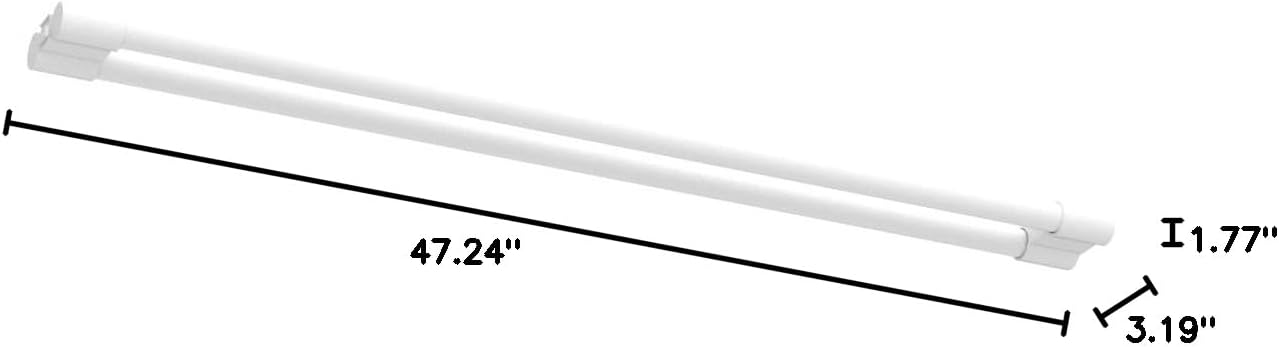 LED Hanging Garage Shop Light 4FT, Plug-in Linkable, 5000K Daylight J373319