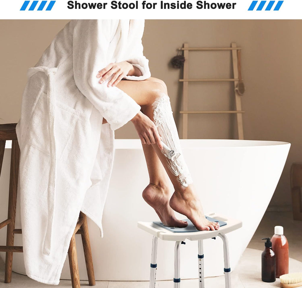 Shower Bench Seat with Shower Head Holder, 350LBS Capacity P6279