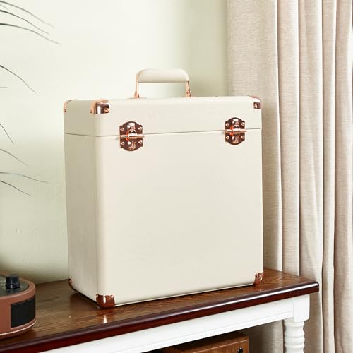 Vinyl Record Storage and Carrying Case, Holds 30 Albums H2930