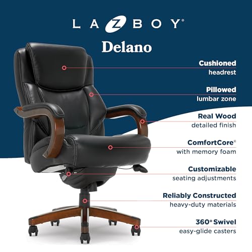 Executive Office Chair with Lumbar Support and Memory Foam Cushion T501837