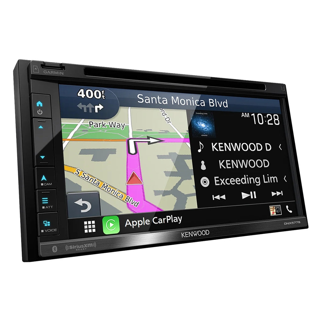 6.8-inch Double-Din Navigation DVD Receiver with Bluetooth and Android Auto V558