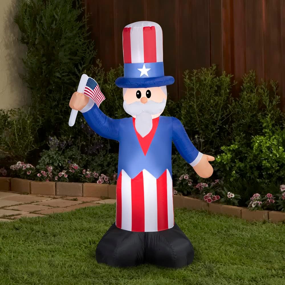 Inflatable Uncle Sam, 5 ft Tall T9794