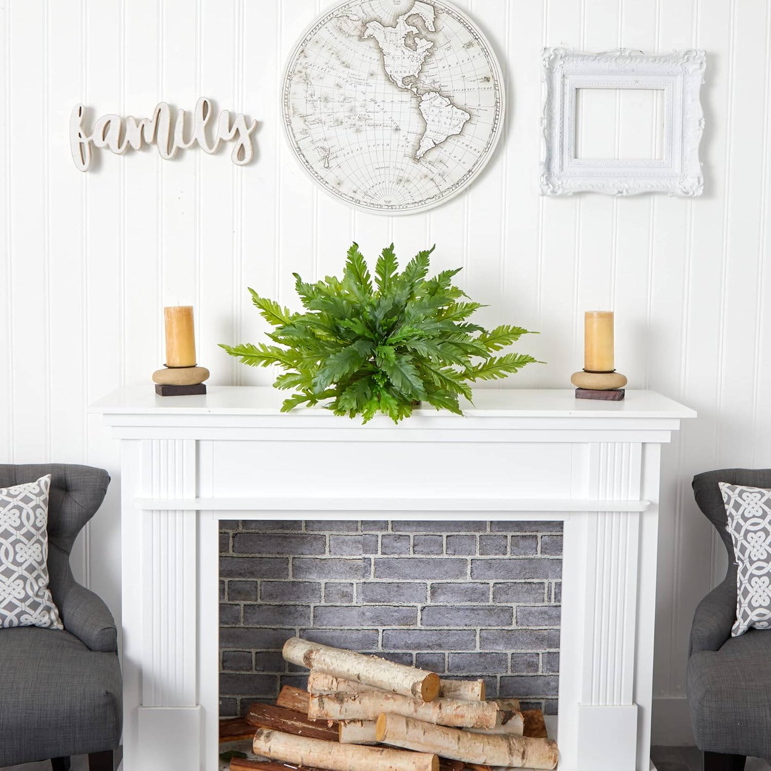 Artificial Fern Ledge Plant L85355