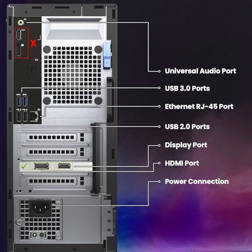 RGB Gaming Desktop PC - Intel Core i7, GTX 1050 Ti, 16GB RAM, 512GB SSD, WiFi, Windows 10 Pro A908642