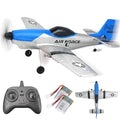 BEZGAR RC Plane, Drones for Kids, 6-axis Gyro Remote Control Airplane, RC Helicopter, Easy Control for Beginners Toys with Colorful LED Navigation Lights
