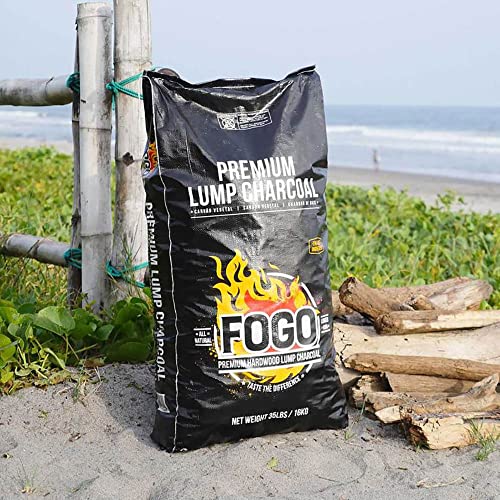 Oak Lump Charcoal for Grilling and Smoking, 17.6 lb Bag V54657