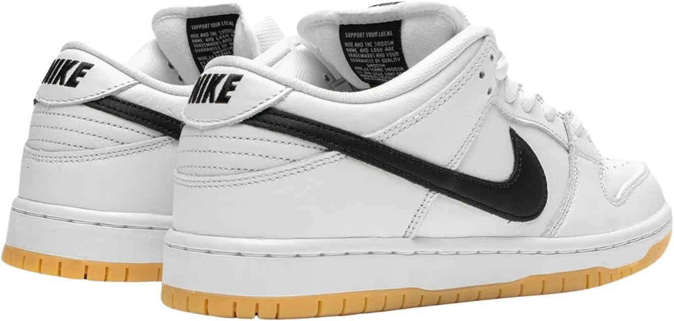 Men's Low Top Skate Shoes White Black J71019