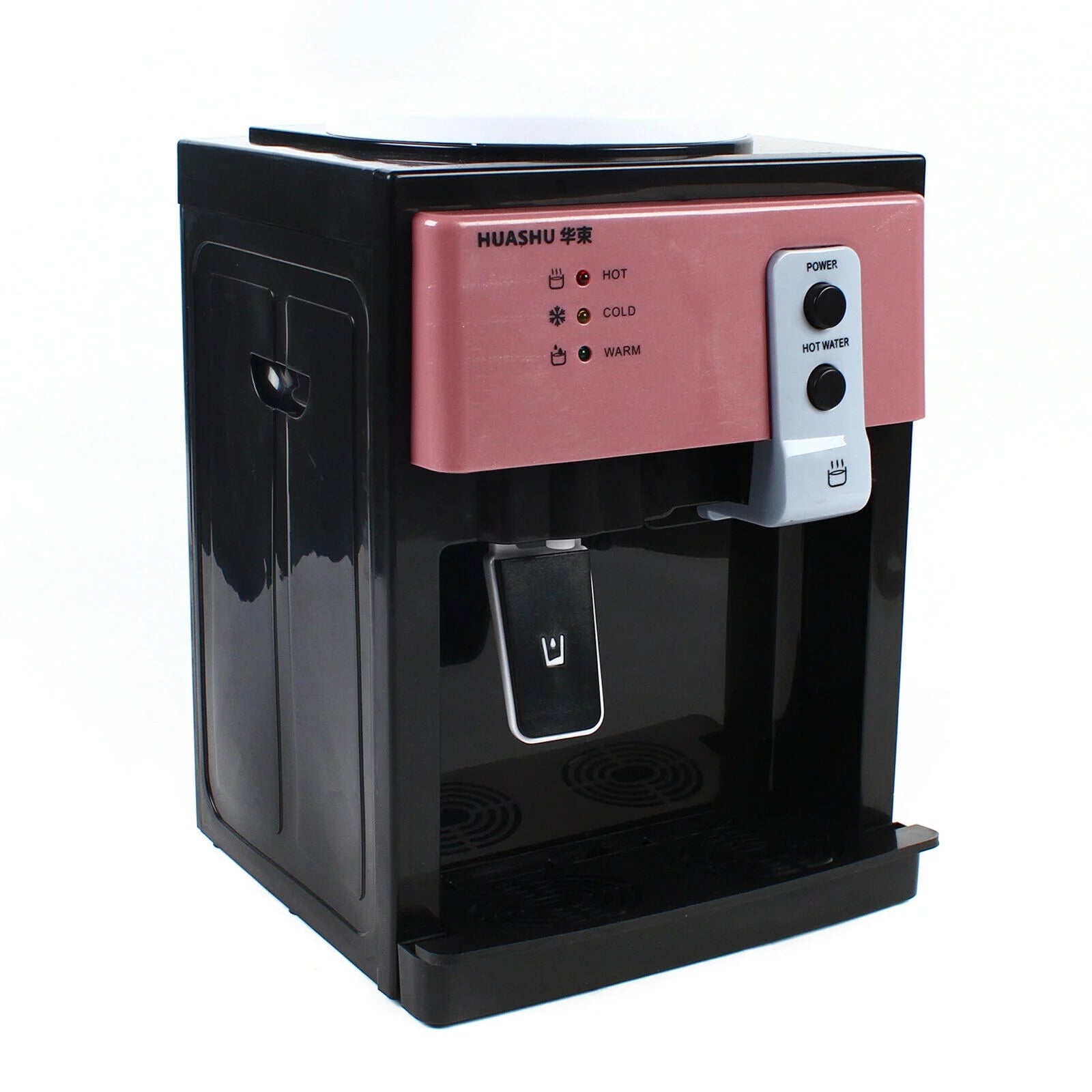 OUKANING Electric Desktop Water Cooler Dispenser Freestanding Hot&Cold Top Loading Home