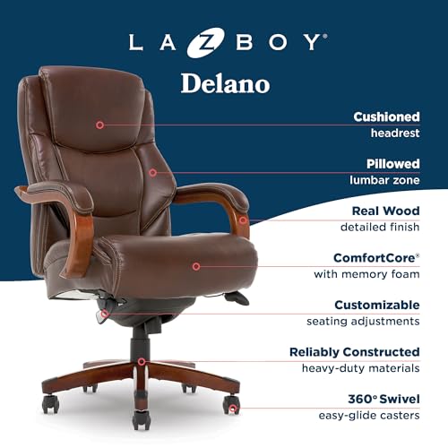 Executive Office Chair with Lumbar Support and Memory Foam Cushion T501837