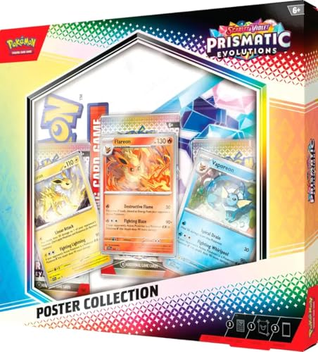 Pokemon TCG Scarlet & Violet Prismatic Evolutions Poster Collection W315