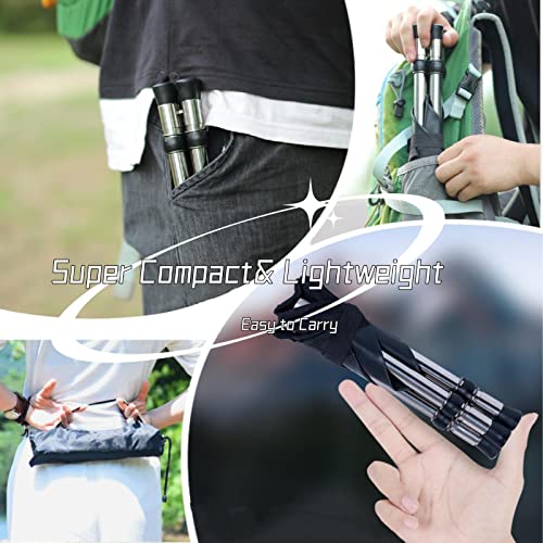Portable Camping Stool with Side Pocket, 12.5in Foldable Seat X1914