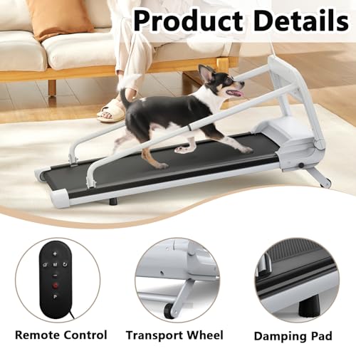Dog Treadmill for Small and Medium Dogs with Remote Control and LCD Display H10038