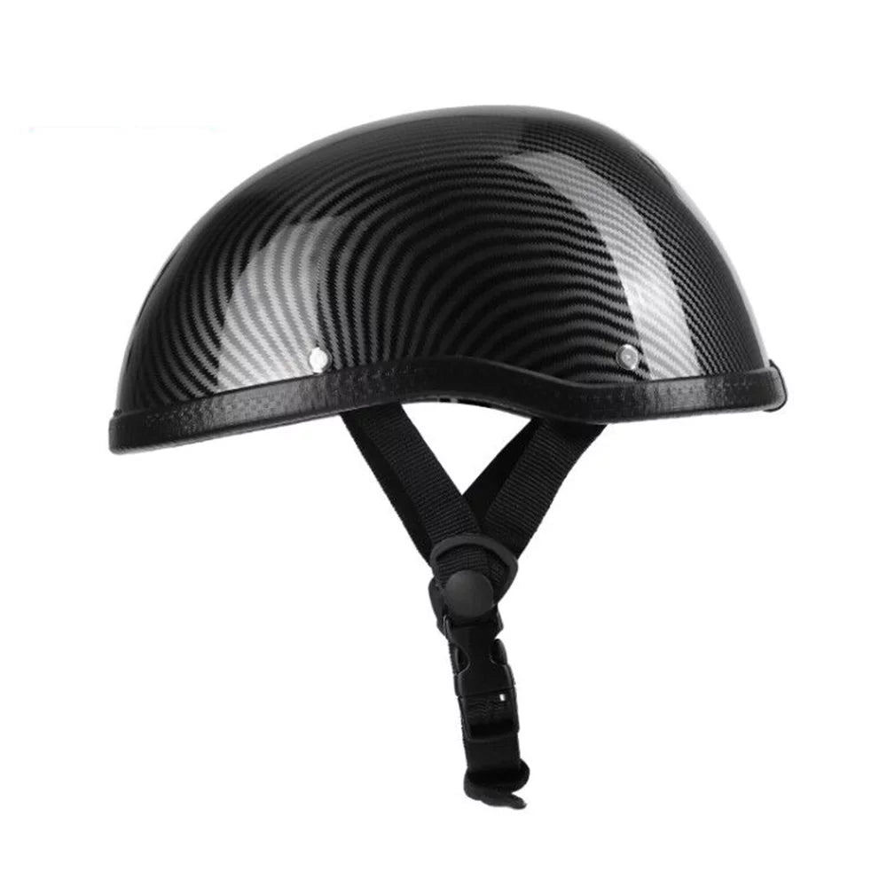 Retro Motorcycle Half Helmet, ABS Shell, One Size X410984