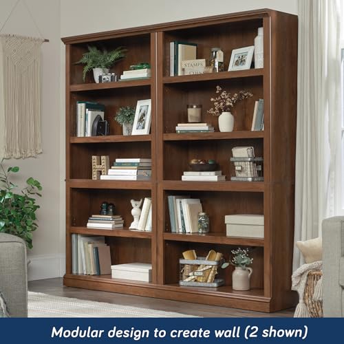 5 Tier Book Shelf Wooden Bookcase for Home Office Living Room C105