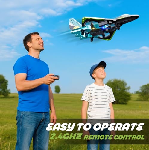 RC Plane with Camera, Foam Remote Control Drone for Kids and Adults V58020