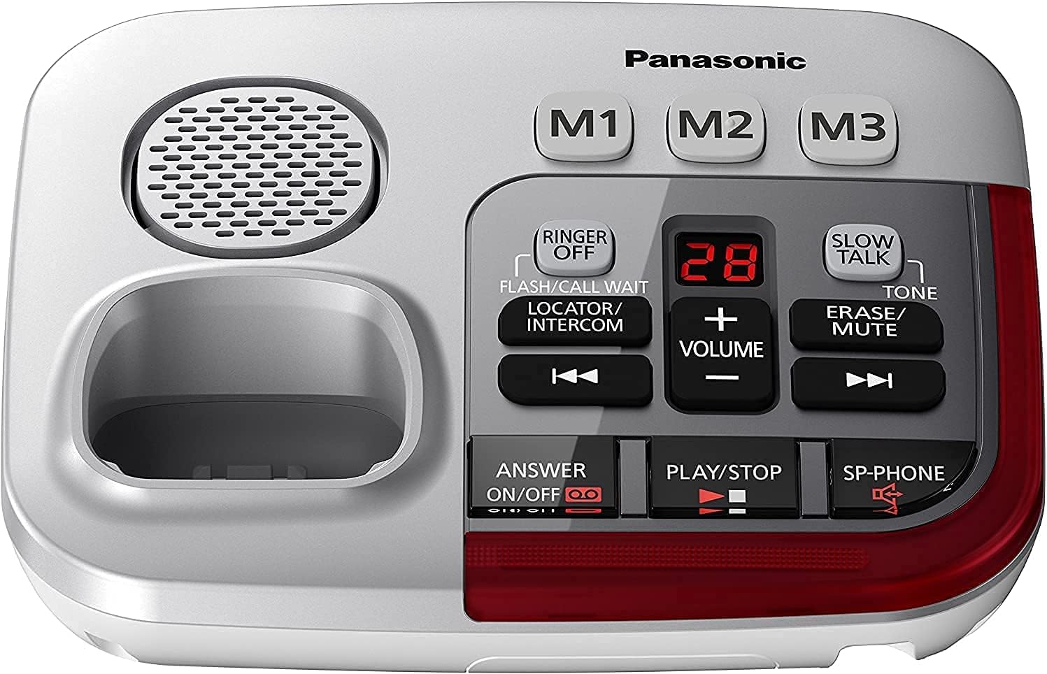 Amplified Cordless Phone with 2 Handsets, Volume Booster, Noise Reduction P936896