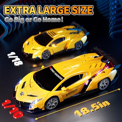 Transform RC Car with Gesture Sensing, Deformation Robot Toy for Kids U8510