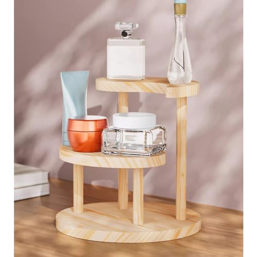 Wooden Plant Stand, 2-Tier Indoor Ladder Shelf for Desk and Balcony O313617