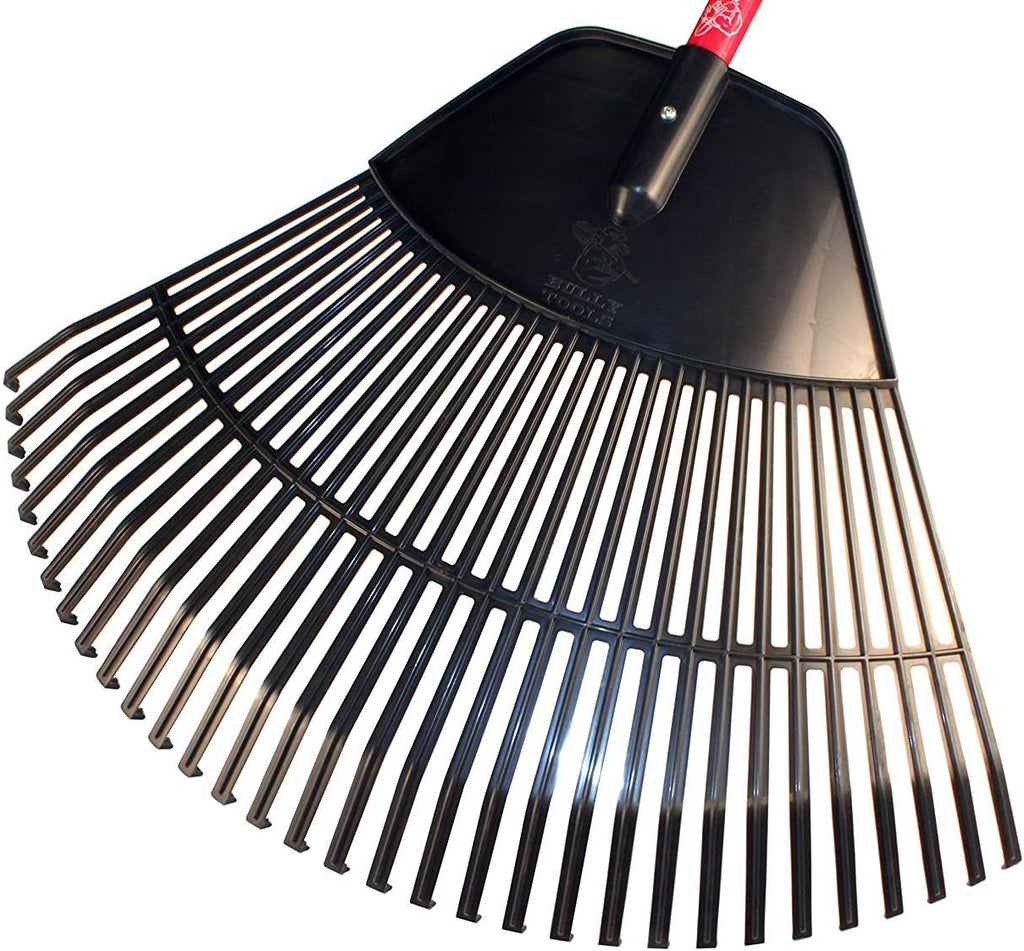 Poly Lawn and Leaf Rake with Fiberglass Handle, 31-Inch P713