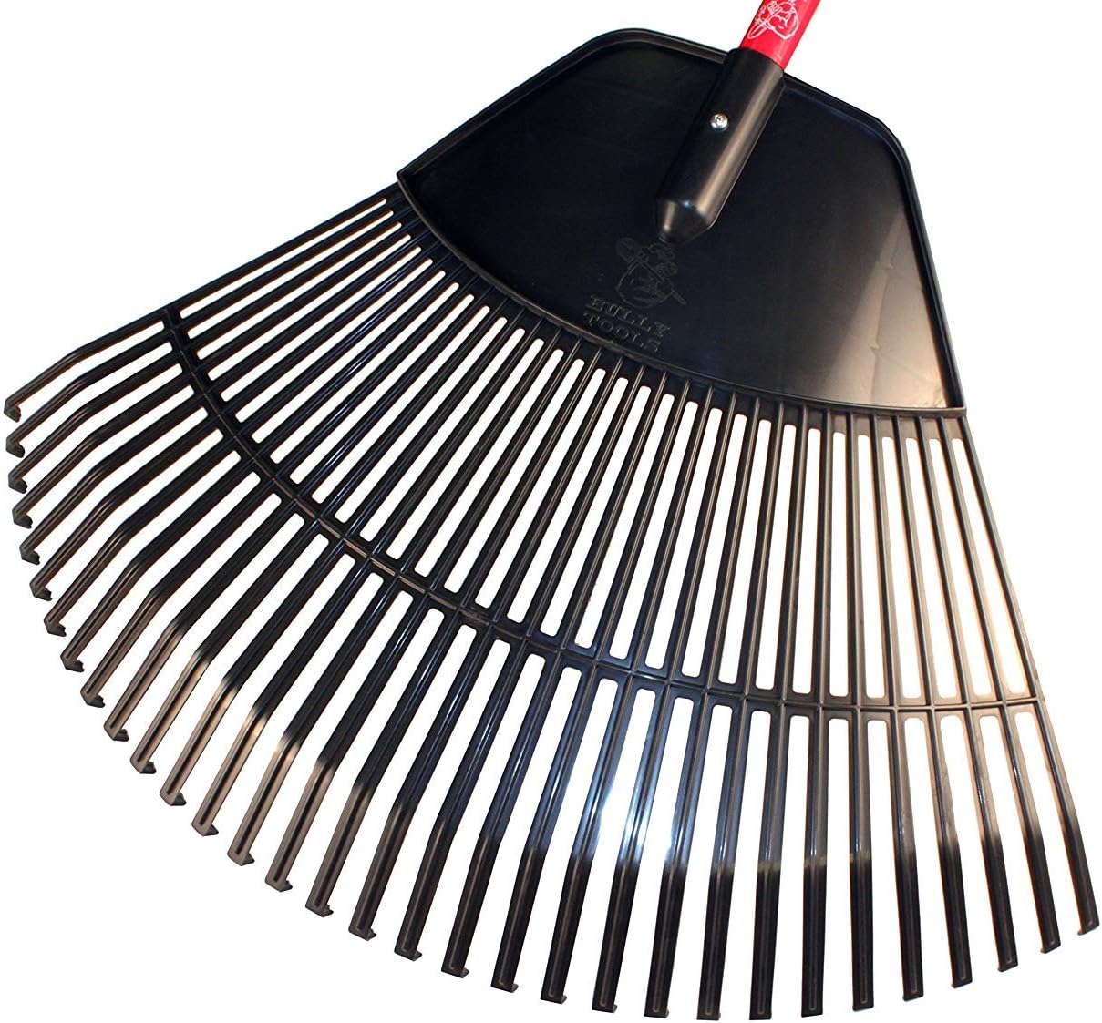 Poly Lawn and Leaf Rake with Fiberglass Handle, 31-Inch P713