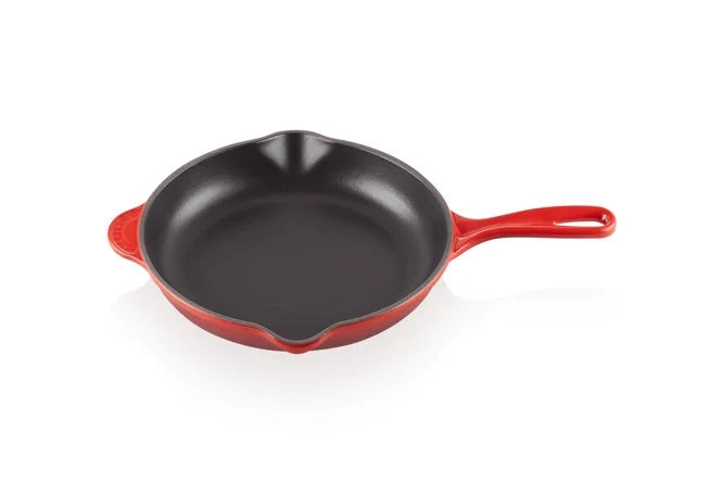 Enameled Cast-Iron Skillet with Iron Handle I6984