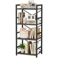 3 Tier Industrial Bookcase, Rustic Etagere Bookshelf for Living Room U5786