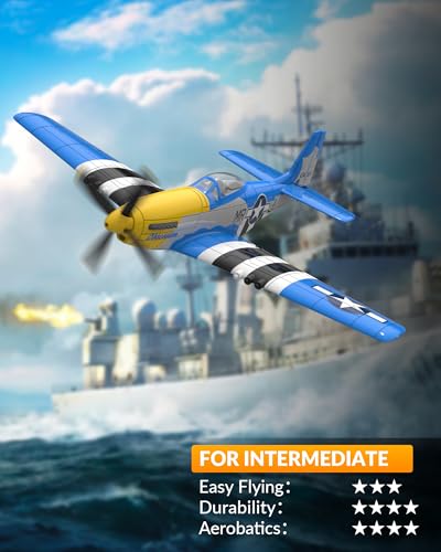 RC Plane 4 Channel Remote Control Fighter Airplane with 6-Axis Gyro, Easy to Fly for Beginners L2816