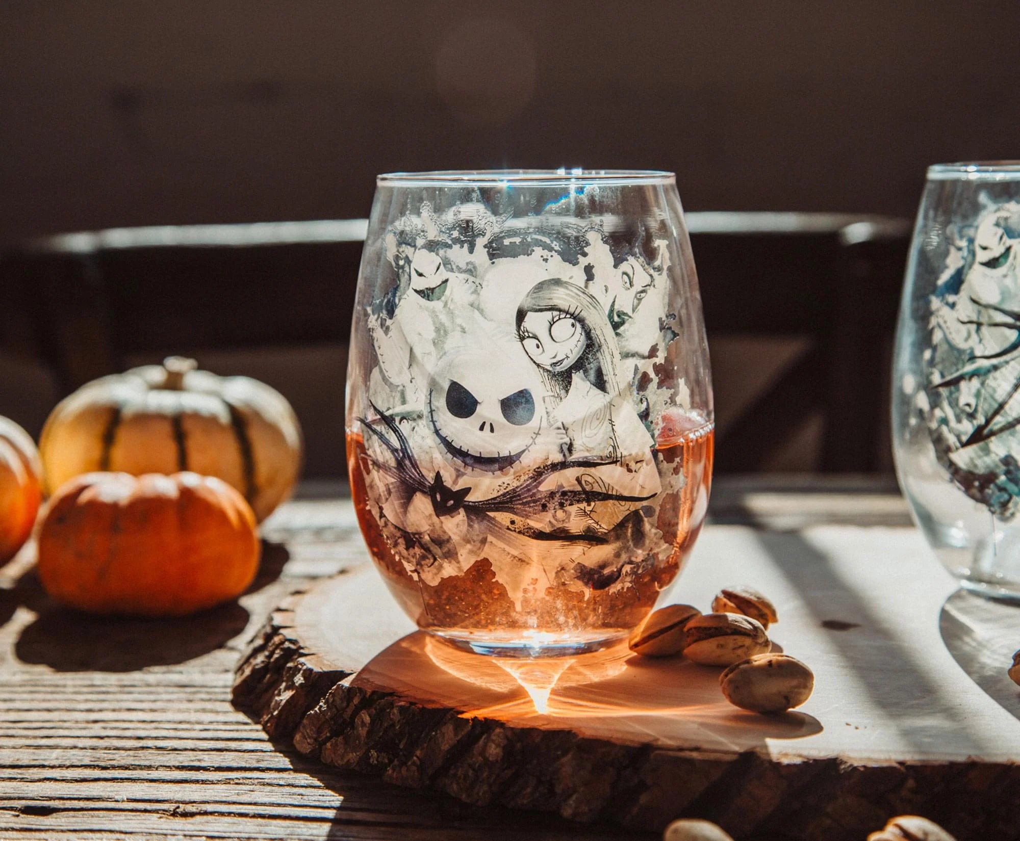 Stemless Wine Glasses Set of 2 U14207