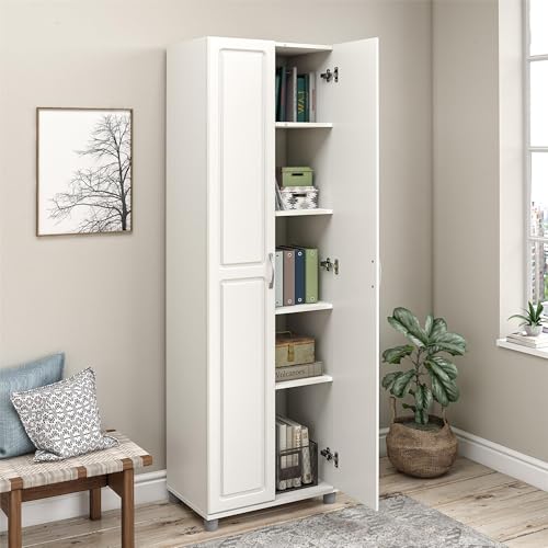 Utility Storage Cabinet 24 inch Black Q7002