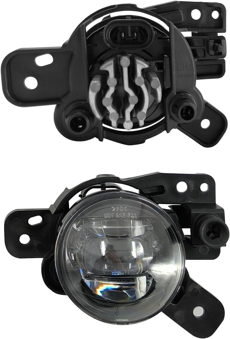 Front Fog Light Assembly for Chevy Colorado 2023 2024 with Bezel and Harness S639