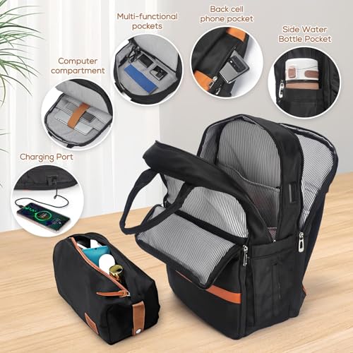 Expandable Carry-On Luggage Set, Lightweight Hard Shell 20 Inch with Spinner Wheels M12570
