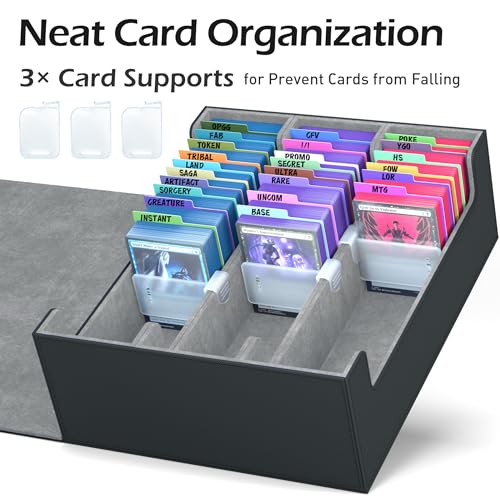 Trading Card Storage Box with 50 Sleeves and 24 Dividers G3044