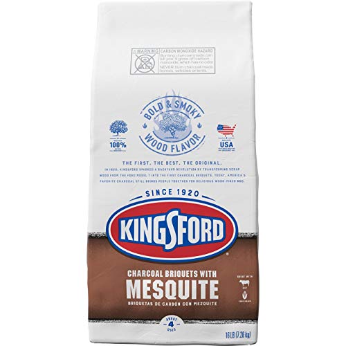 Charcoal Briquettes with Mesquite for Grilling, 16 Pounds L774